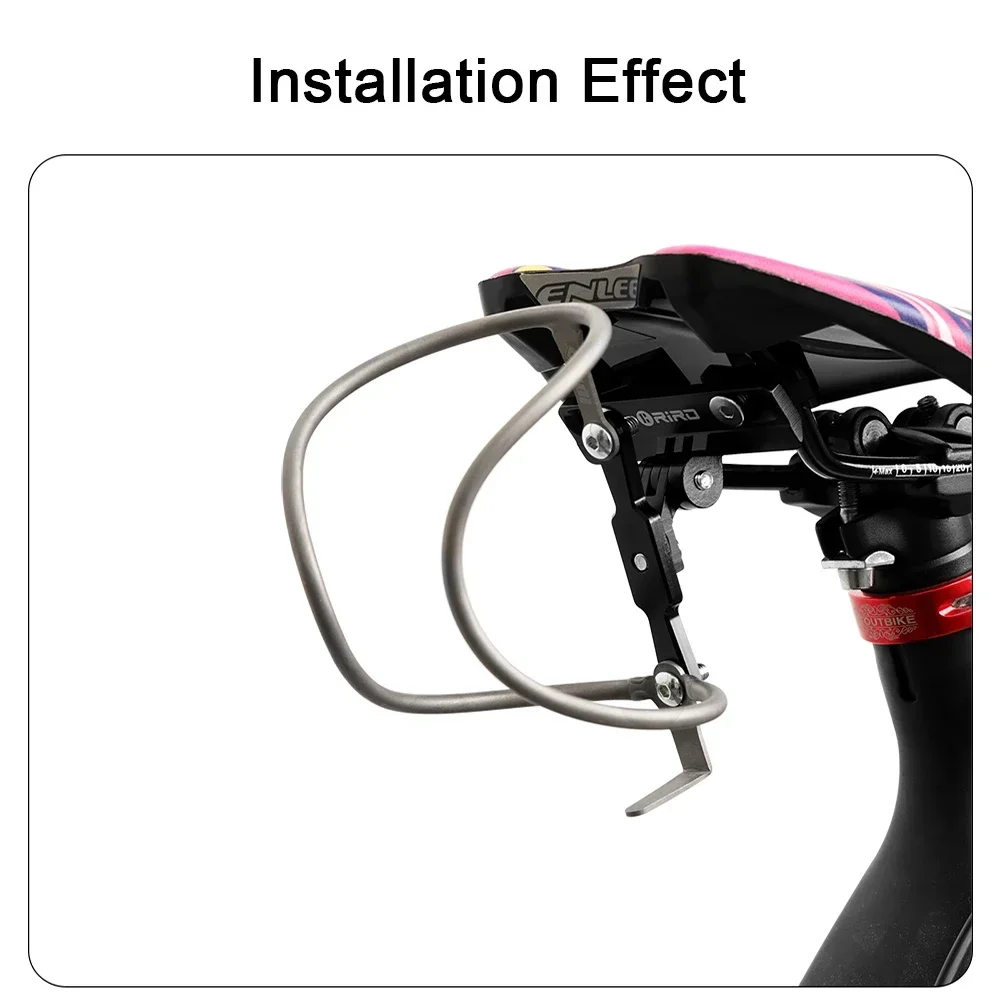 Ultralight 18g Titanium Alloy Bicycle Water Bottle Cage - Durable MTB & Road Cycling Cup Holder
