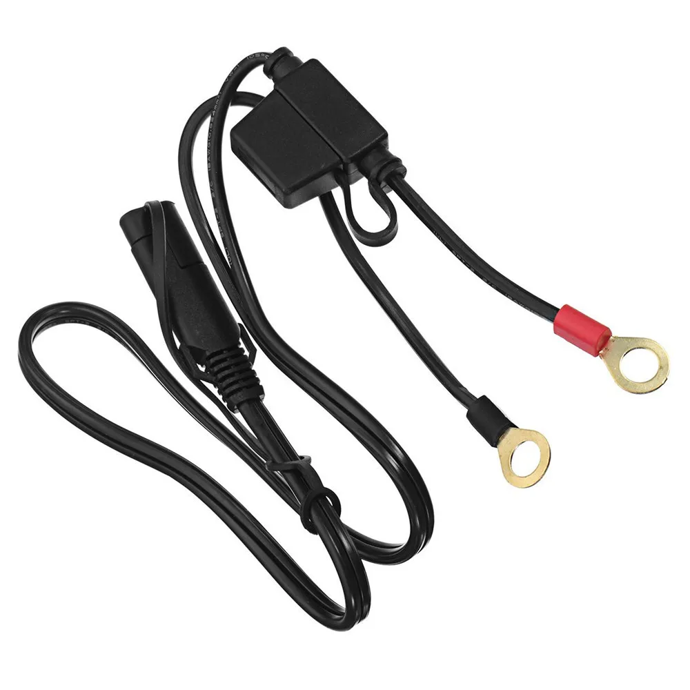 12V Motorcycle Battery Charger Terminal to SAE Quick Disconnect Cable Motorcycle Battery Output Connector