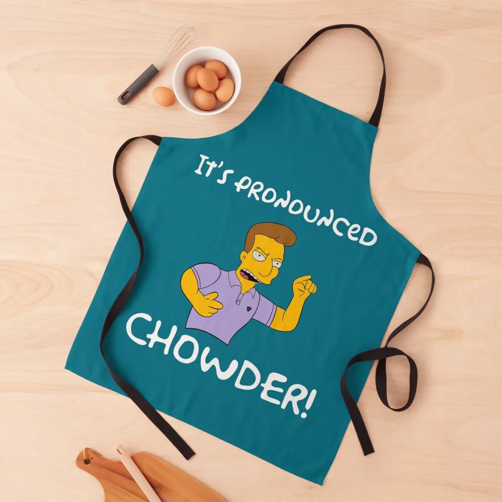 

CHOWDER! Apron Aprons Novelties Kitchen And Home Hairdressing Hairdresser Accessories Apron Waterproof