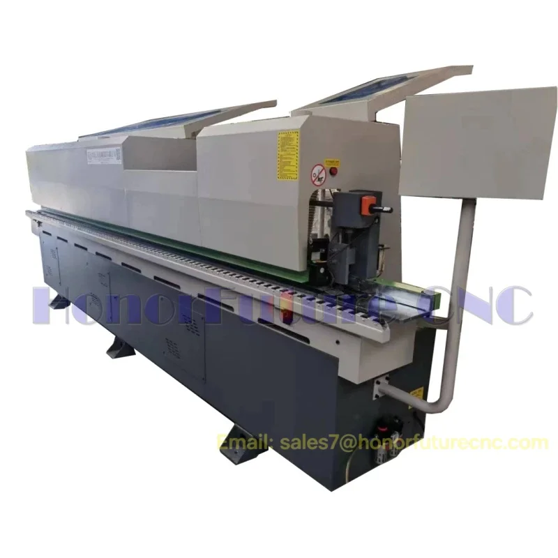자동 PVC MDF 목재 엣지밴딩 기계, 가구 트리밍 목공 기계용 프리밀링 엣지밴딩 기계