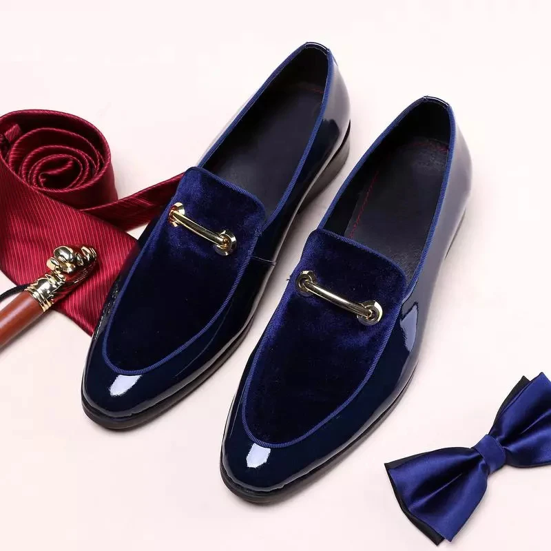 New Men Dress Shoes Shadow Patent Leather Luxury Fashion Groom Wedding Shoes Men Luxury italian style Oxford Big Size 48