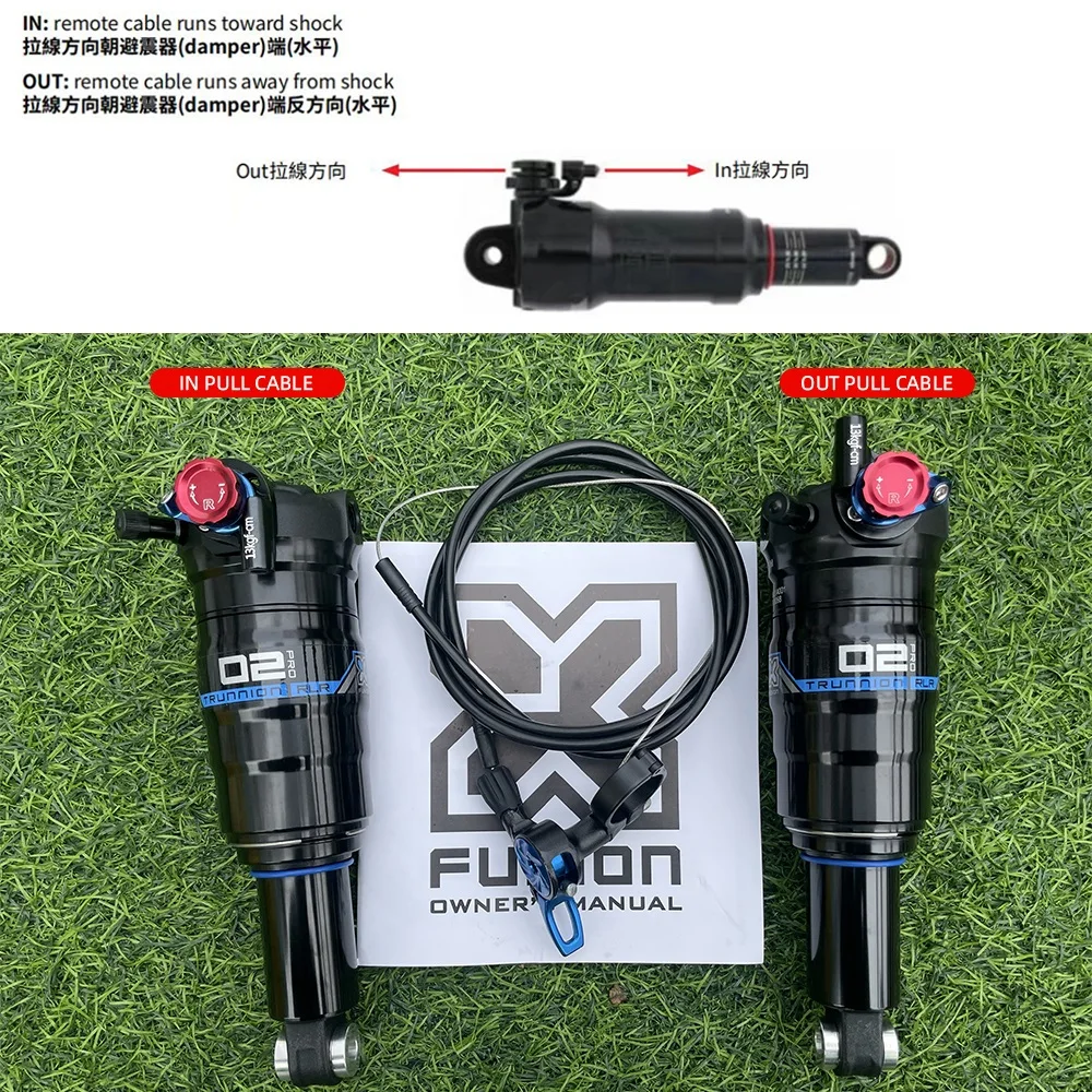 X-FUSION O2 PRO MTB Bicycle Shock Lock-Out Rebound Adjustment