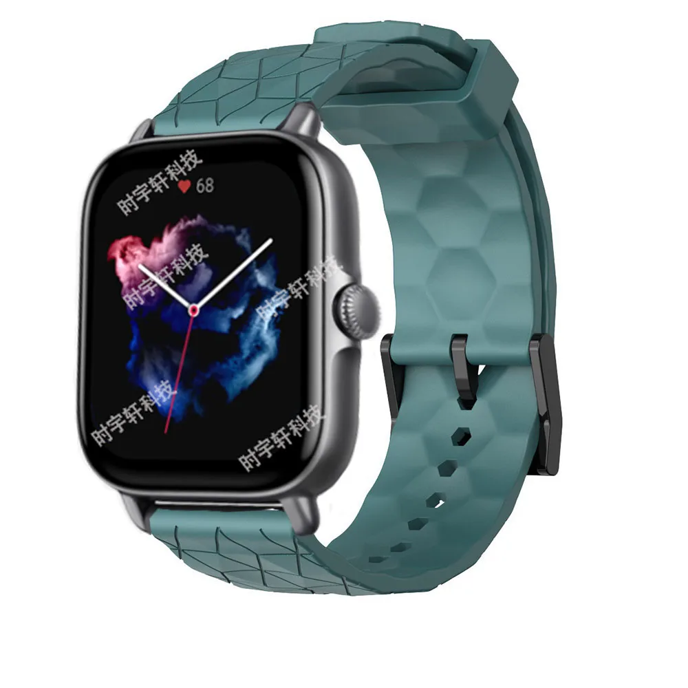 Huami Amazfit GTS 3, 2, 2E, 4 미니 실리콘 스트랩, Amazfit Active, Bip 3, U Pro, S, GTR Mini Correas reloj, 스마트 워치 20mm 밴드