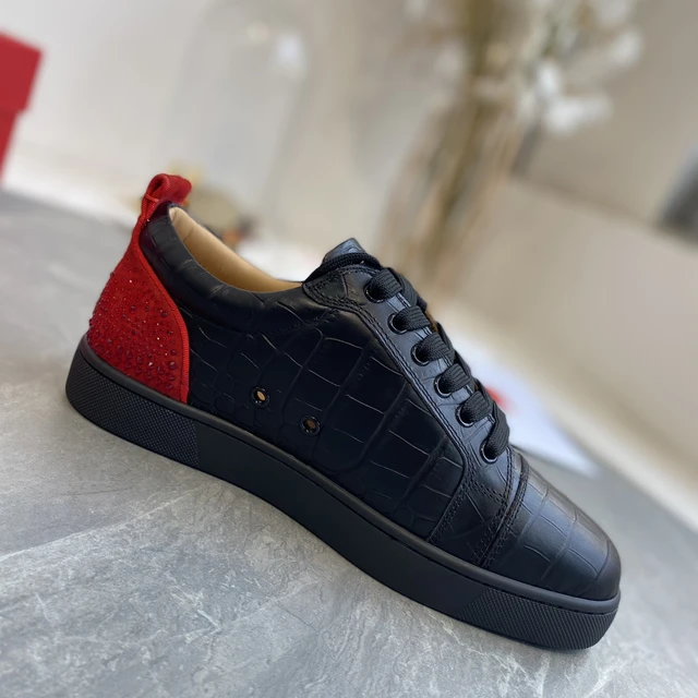 Men's Sneakers Casual Dress Shoes Red Shoes For Men Stone Pattern Luxury Designer Shoes - Leather Casual Shoes - AliExpress