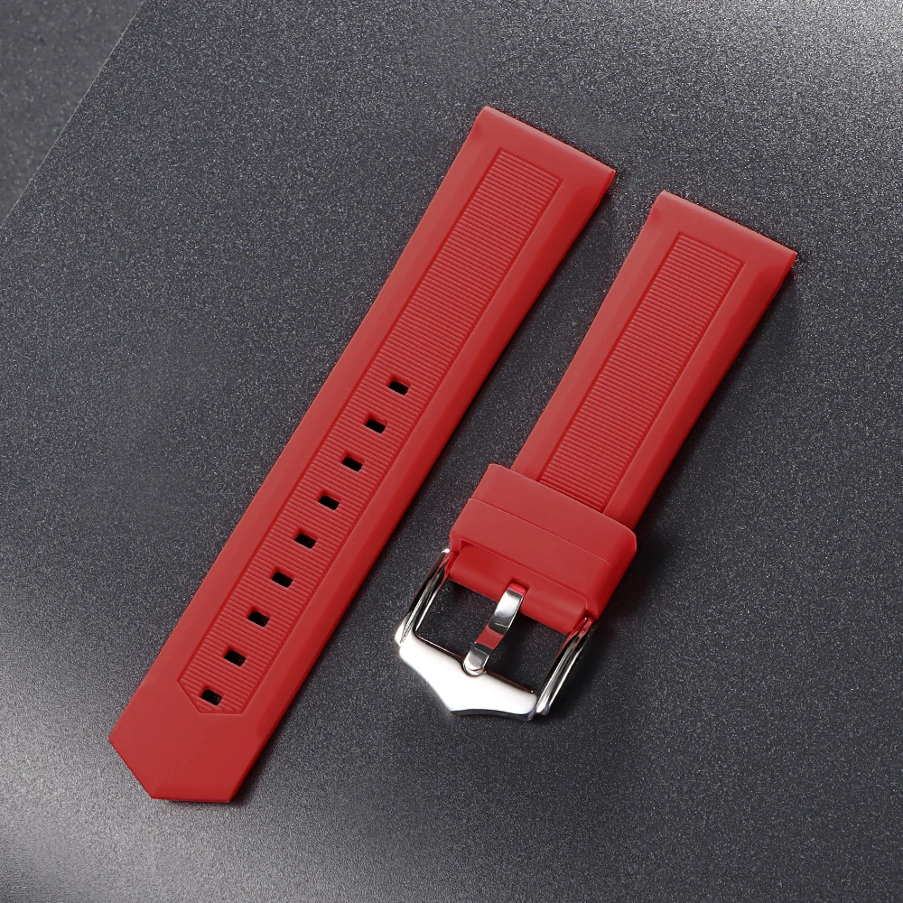 Silicone Universal Watch Band Strap - Sport Replacement Rubber Bracelet