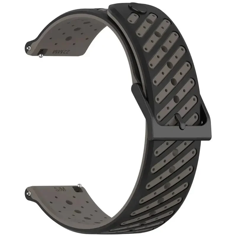 Premium 22mm Silicone Watch Band Replacement Bracelet, Universal Fit