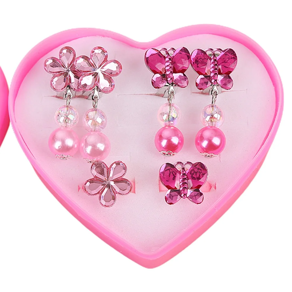 Korean Style Kids Ear Clips - Cute Cartoon Animal No-Piercing Earrings for Girls