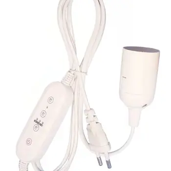 식물등 키소켓 선 타이머 포함 9h/12h/15h 500 cm 식물 전등 LED 백열전구 전구소켓 전선 E26