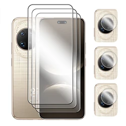 Premium 3D Curved Tempered Glass Screen Protector - Ultra Clear Full Cover for Nova 14 Pro (3 Glass and 3 Lens)