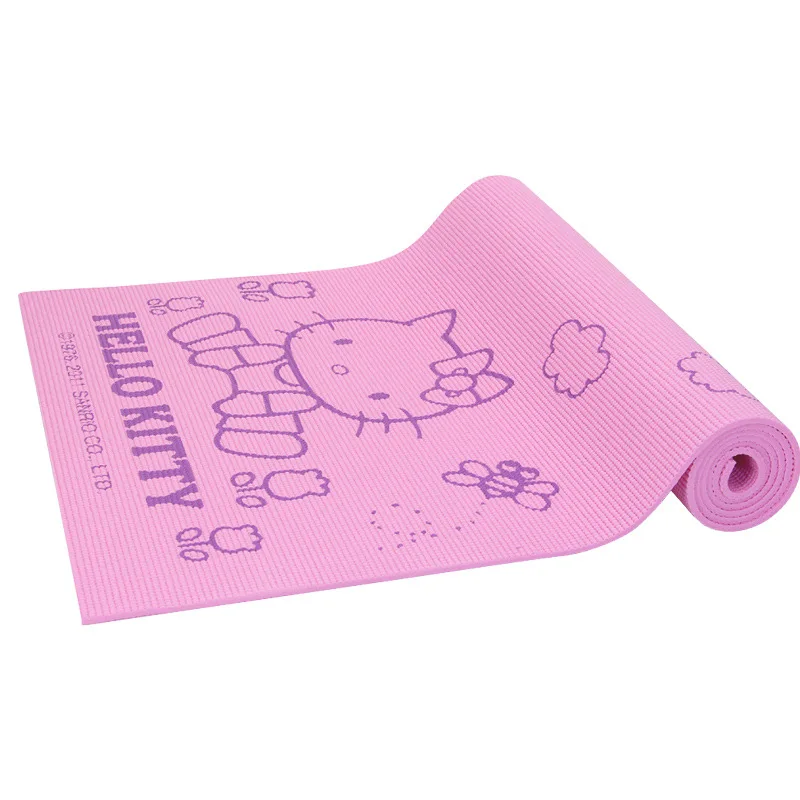 6mm Cute Cartoon Yoga Mat for Beginners Fitness Exercise Mat Children's Dance