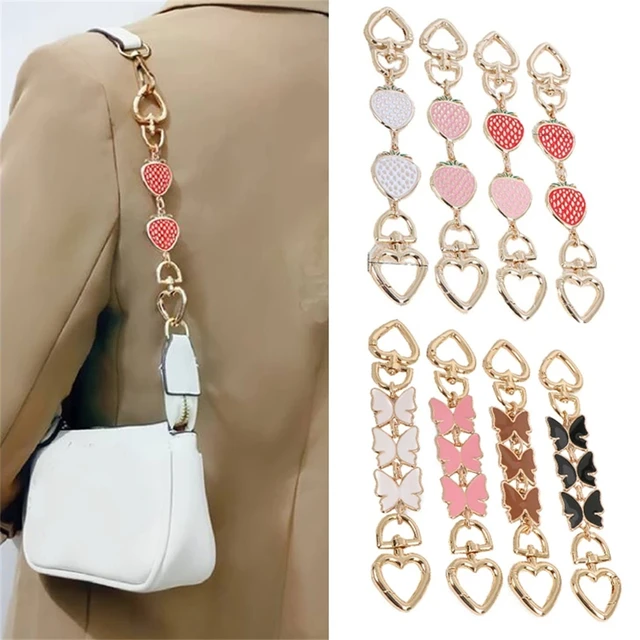 Bag Chain Strap Extender Heart-shaped Replacement Chain For Purse Clutch  Handbag Shoulder Strap Handles Extension Bag Accessorie - AliExpress