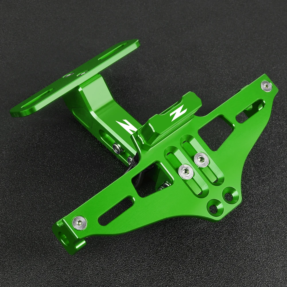 

For Kawasaki Z650 Z 125 250 650 400 750 800 900 Z800 2023 2022- Motorcycle Rear License Plate Mount Holder and Turn Signal Light