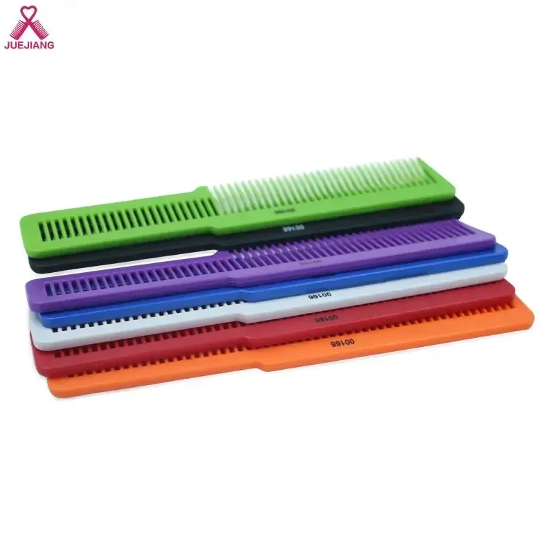 Plastic Detangling Anti Static Cutting Comb Carbon Fiber Hairdressing Combs