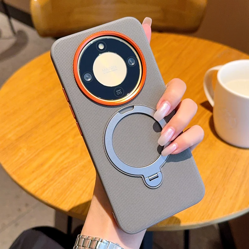 Huawei Honor Magic 8 Lite Protective Magnetic Ring Hard Back Cover