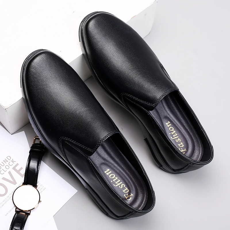 Italian Genuine Leather Men's Formal Loafers Handmade Business Casual Shoes High-end Formal Shoes for Men Driving Mocassin