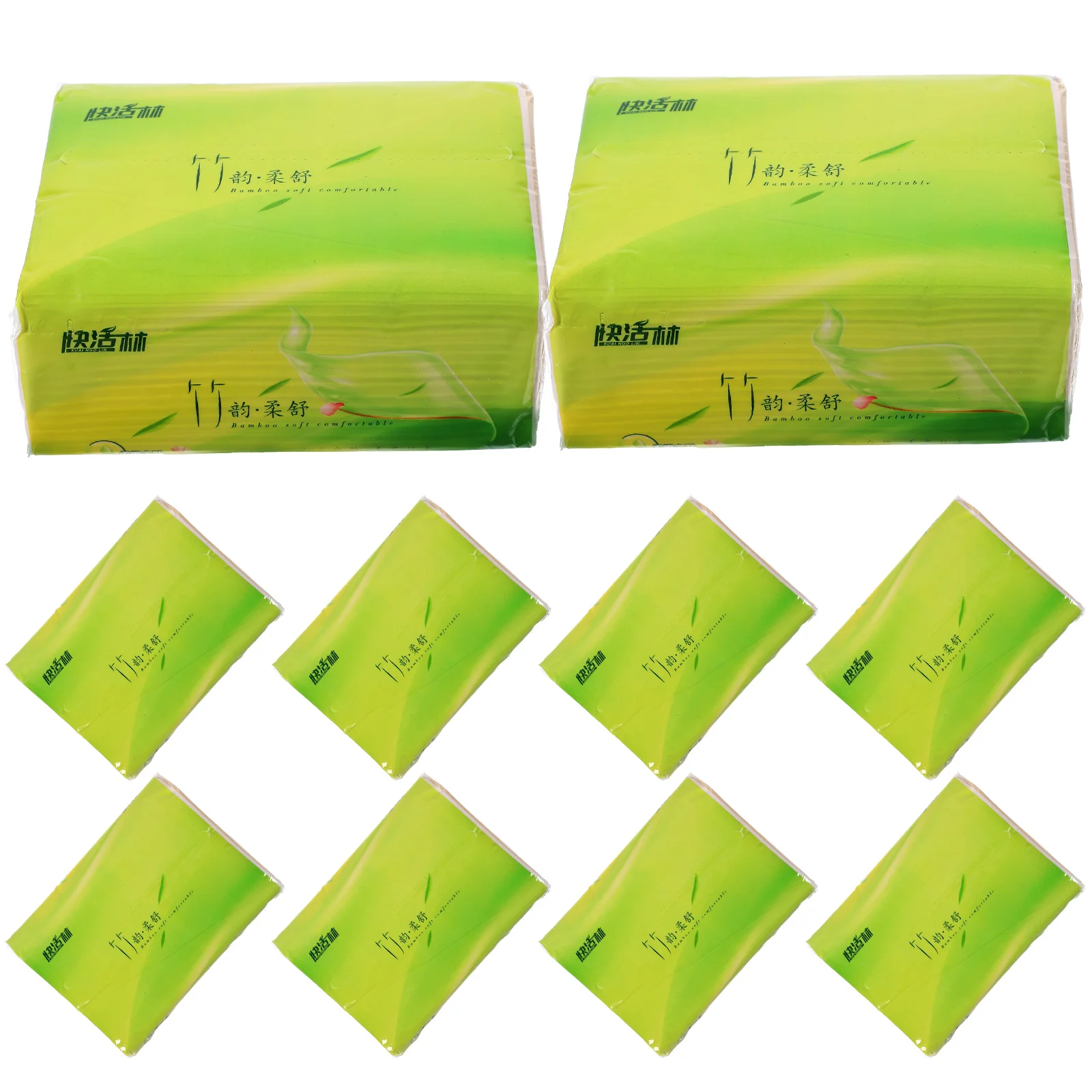 10 Packs Paper Extraction Pumping Home Accessories Type Papers Practical Napkin Pulp Household