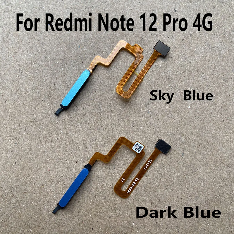 Enhanced Fingerprint Sensor Touch ID Ribbon Connector Flex Cable for Xiaomi Redmi Note 12 Pro