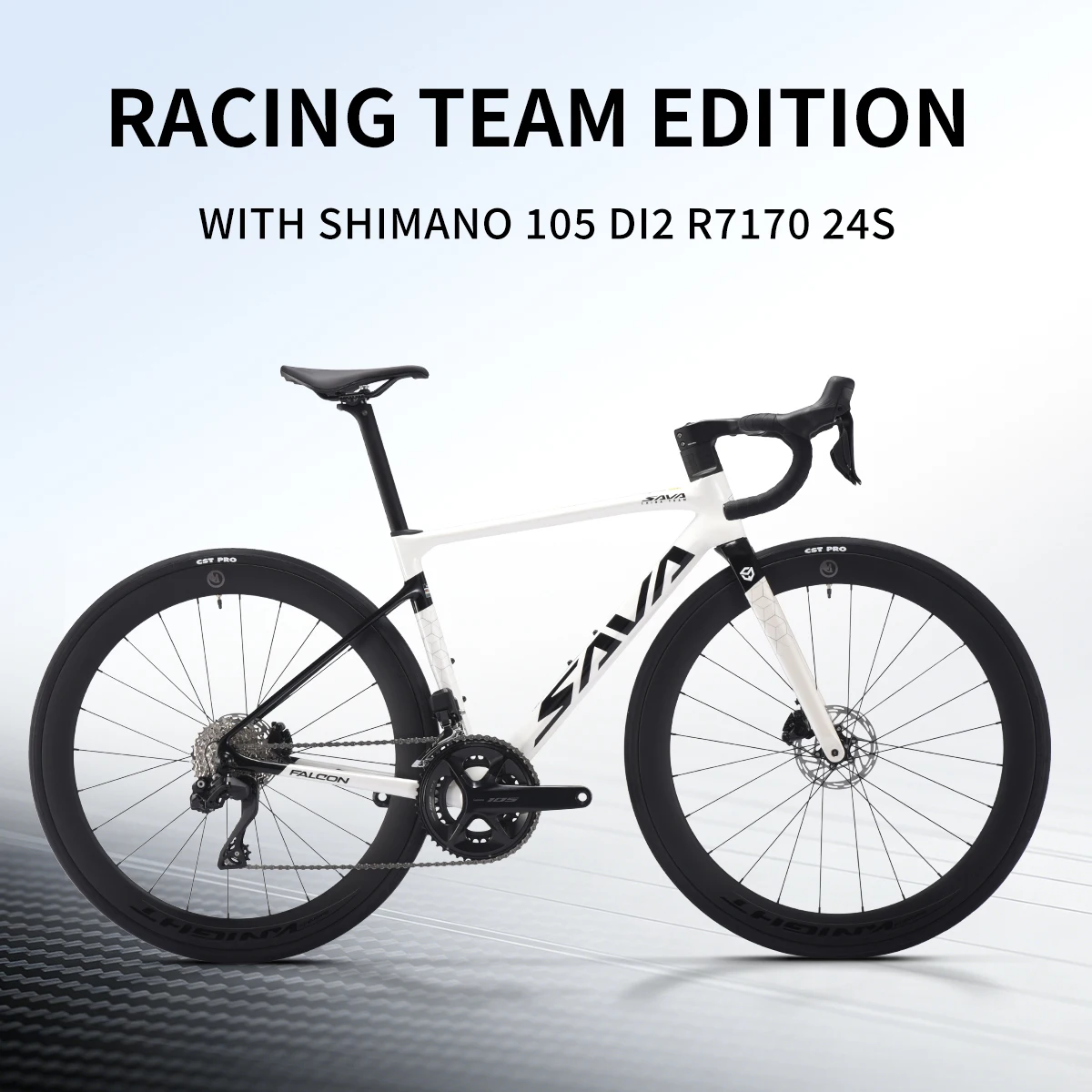 SAVA C7 Road Bicycle 105 Di2 Electronic Groupset Hydraulic Brake 24 Speed - Image 2