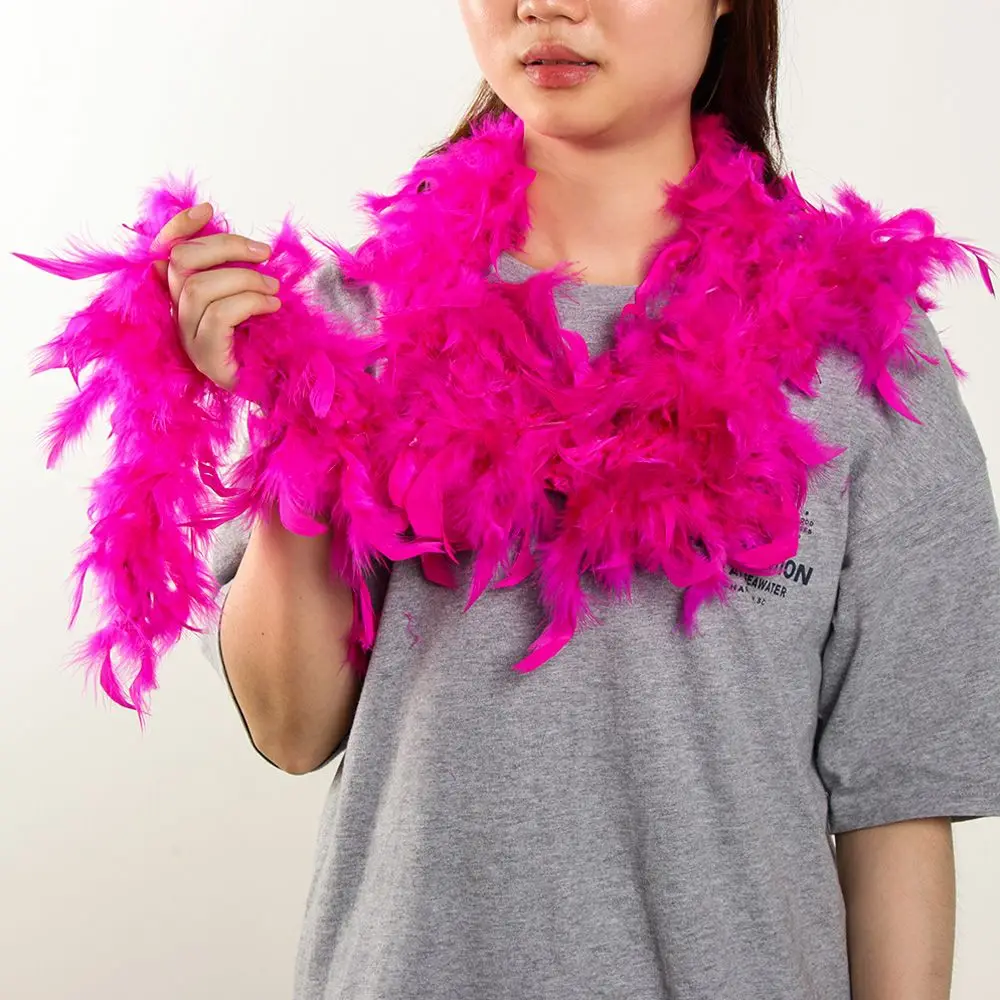 2M Feather Boa Strip Fluffy Craft Costume Fancy Dress Wedding Party Decoration Apparel Sewing & Fabric