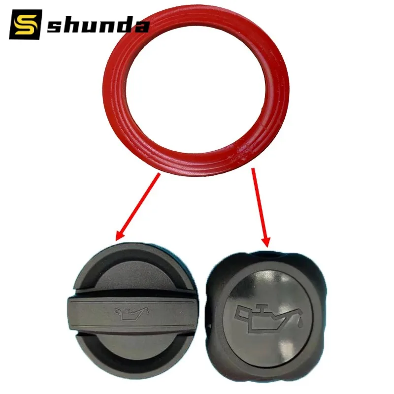 11128655331 Oil Filler Cap Silicone Seal Gasket For BMW 3 Series M3 E46 E90 E91 E92 E93 F30 F31 F34 F35 F80 N46 N53 N54 N26 oil filler cap gasket