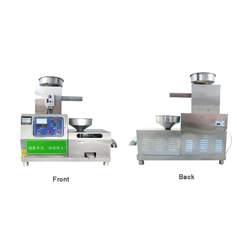Oil Maker   Electricity Complete Set Fruit Oil Integrated Sesame 220v Commercial  Machine Cold Screw Oil Press 5