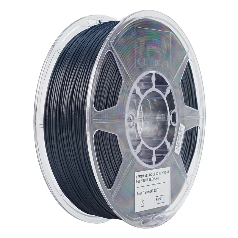 ESUN Carbon Fiber PETG 3D Filament High Strength 3D Printer Filament 1.75MM 1KG PETG Carbon Fiber Filament For Bambu Lab PETG-CF image 8