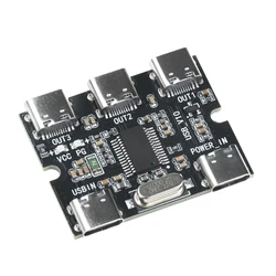 Compact Type - C USB Expansion Hub with Power Interface (Type - C Port)