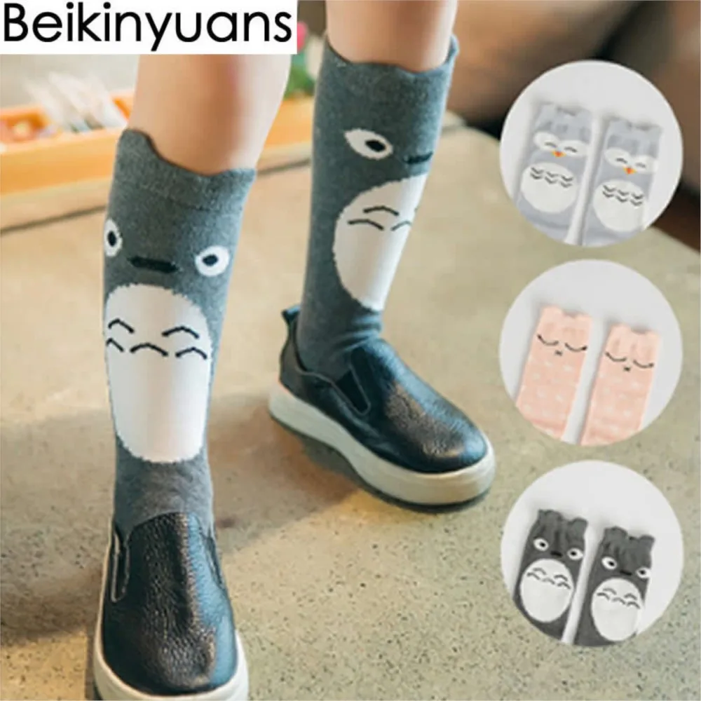 Baby Stocking Girls Leg Warmers Children Silk Leg Warmers Print Children Panda Cartoon Cotton stocking