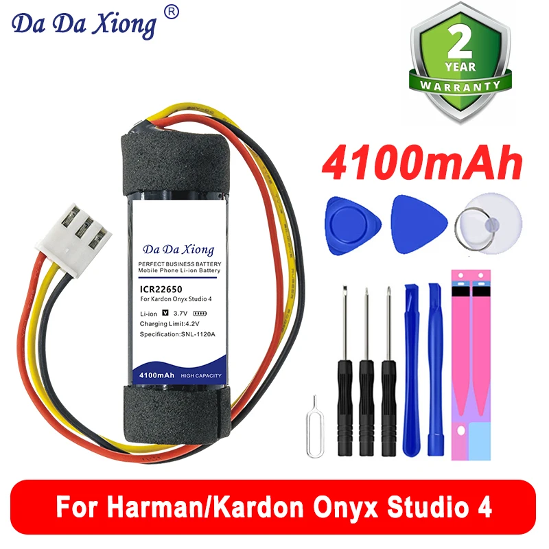 

New High Quality 4100mAh ICR22650 Replace Battery For Harman/Kardon Onyx Studio 4 + Kit Tools