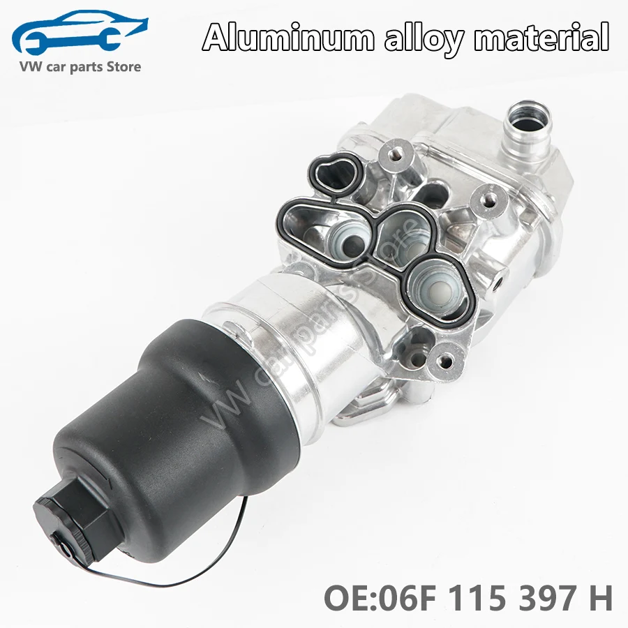 06 f115397h Aluminium ölfilter gehäuse adapter für audi a1 a3 tt 