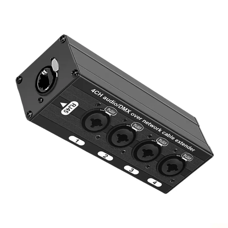 B03F 스튜디오 녹음 및 라이브 사운드 시스템용 고품질 4 웨이 XLR Cat5 어댑터