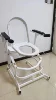 Bathroom Toilet Mobile Portable Commode Chair Commode Potty Toilet Seat 6