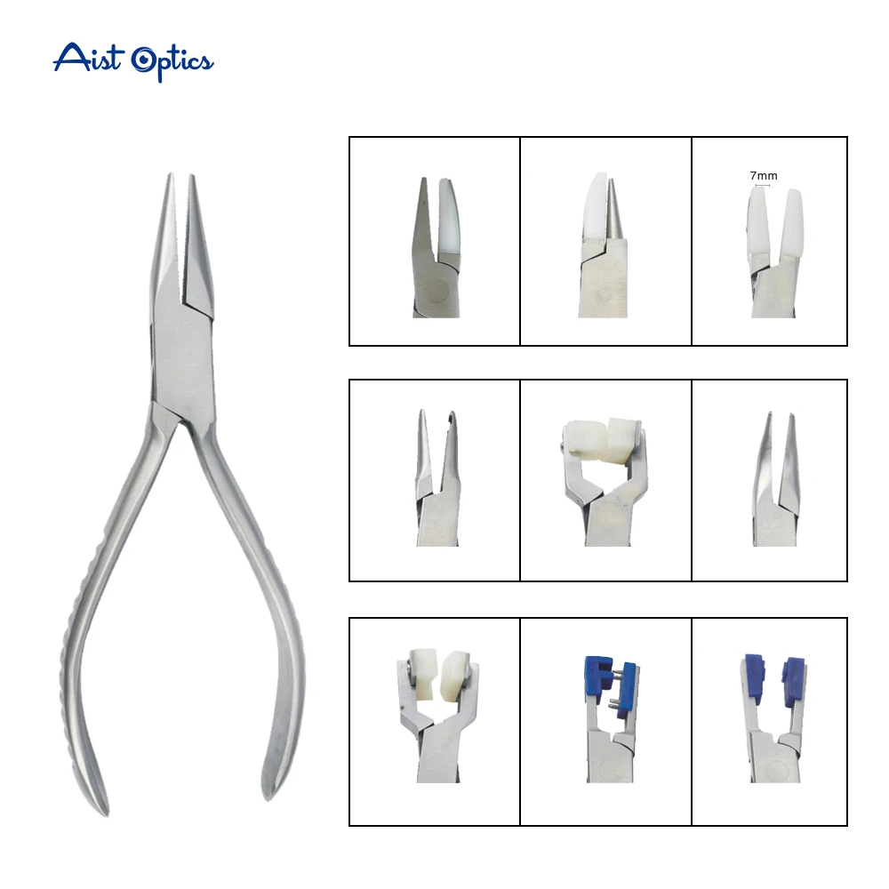 Matte Texture Quality Eyeglasses Plier Spectacle Glasses Nose Pad