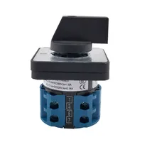 Electric 2/3/4 Position 8 Terminals Rotary Cam Changeover Switch 500V 20A LW28-20 3