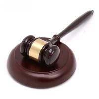 Wood Gavel Wooden Judge Hammered Handcrafted Delicate Wood Gavel For Lawyer Judge Auction Sale Decoration Hammer Set 1