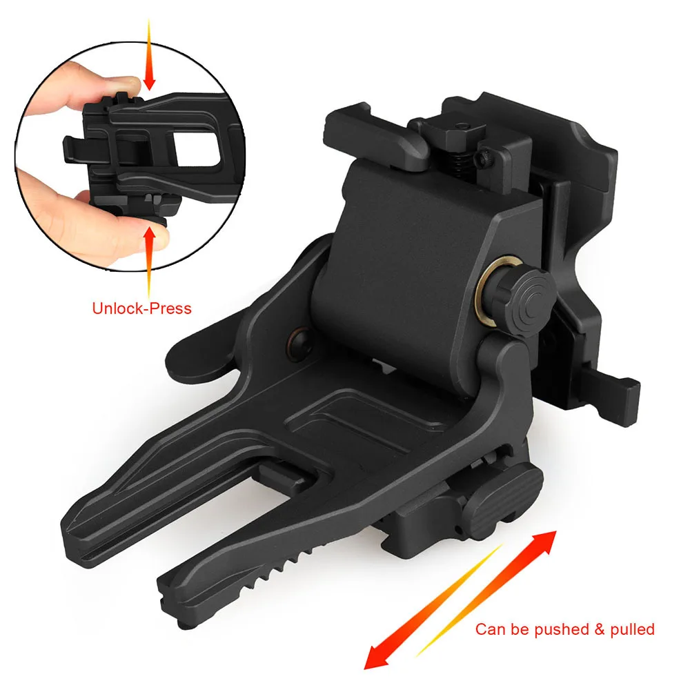 Metall NVG Helmhalterung Halter für PVS18 PVS14 Zubehör J-Arm-Adapter – Detail 7