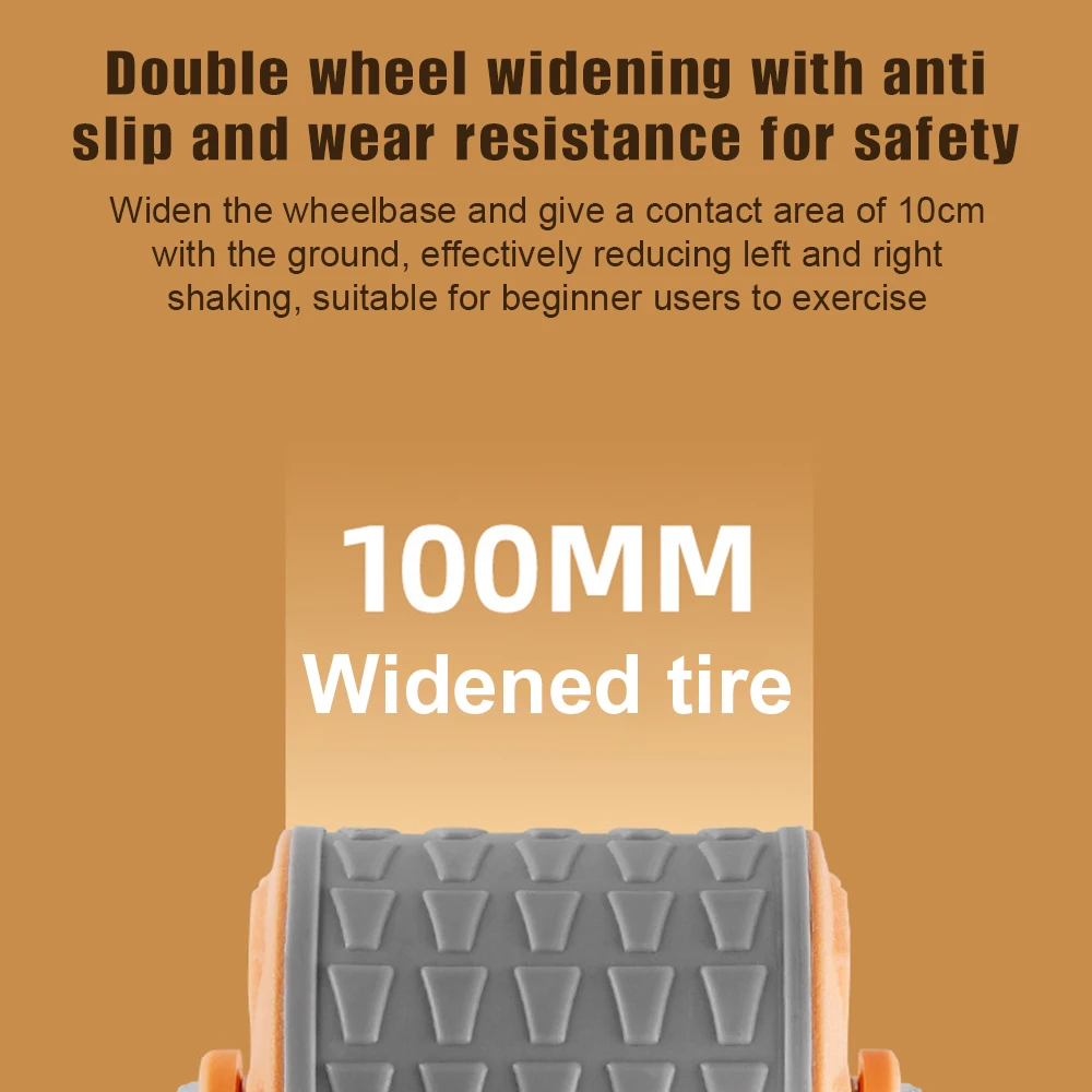 AB Roller Wheel Automatic Elbow Support Abdominal Wheel For Abdominal Exercise Dolly Core Strengthen Trainer With Timing Pad abdominal wheel abdominal fitness instrument abdominal workout aids