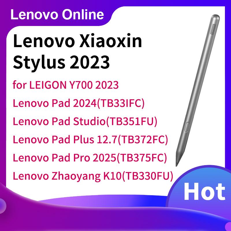 Original Lenovo Xiaoxin Stylus 2023 for Legion Y700 2023 Pad 2024 Write Against False Touch Bluetooth AP500U
