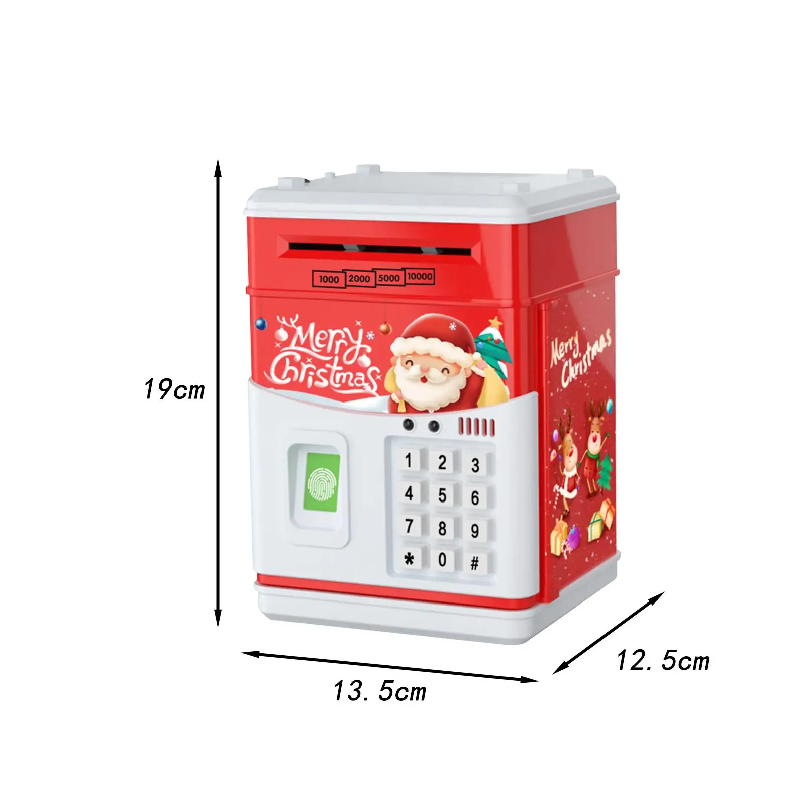 Christmas Piggy Bank Electronic Mini Savings Machine, Early Development, Coin