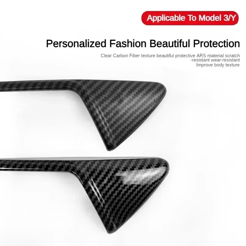Car Exterior Accessories For Tesla Model 3/Y 2025 Model Side Camera Cover & Turn Signal Trim Protector ABS Fender Accessory