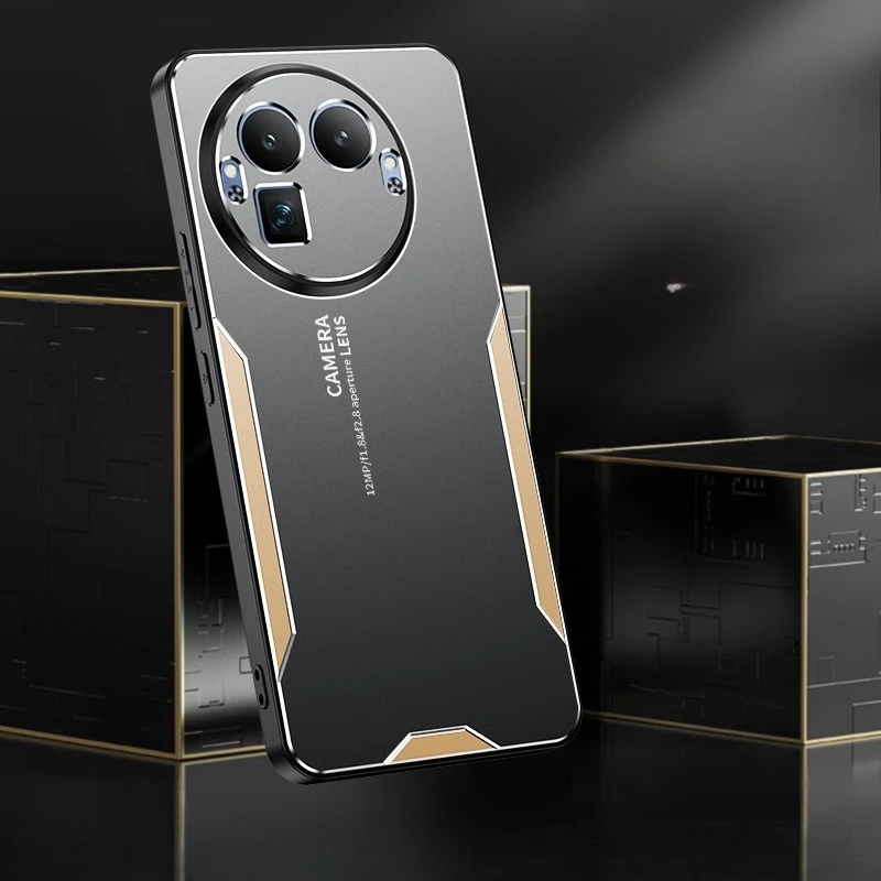 Luxury Metal Matte Camera Protection Hard Acrylic Anti-fall Case - Shockproof Bumper Cover