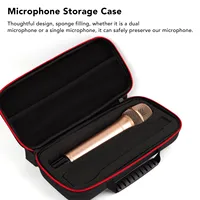 Microphone Carry Bag Microphone Storage Bag Microphone Storage Box Shockproof Drop Proof EVA  Bag Wireless Microphone Case 6