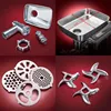 Turboforce 3000 Series 6-In-1 Powerful Size #12 Electric Meat Grinder with Foot Pedal • Sausage Stuffer • Kubbe Maker 4