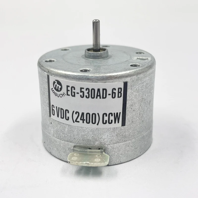 EG530AD6B CCW Motor DC 6V 2400RPM Capstan Tape Deck Audio Recorder