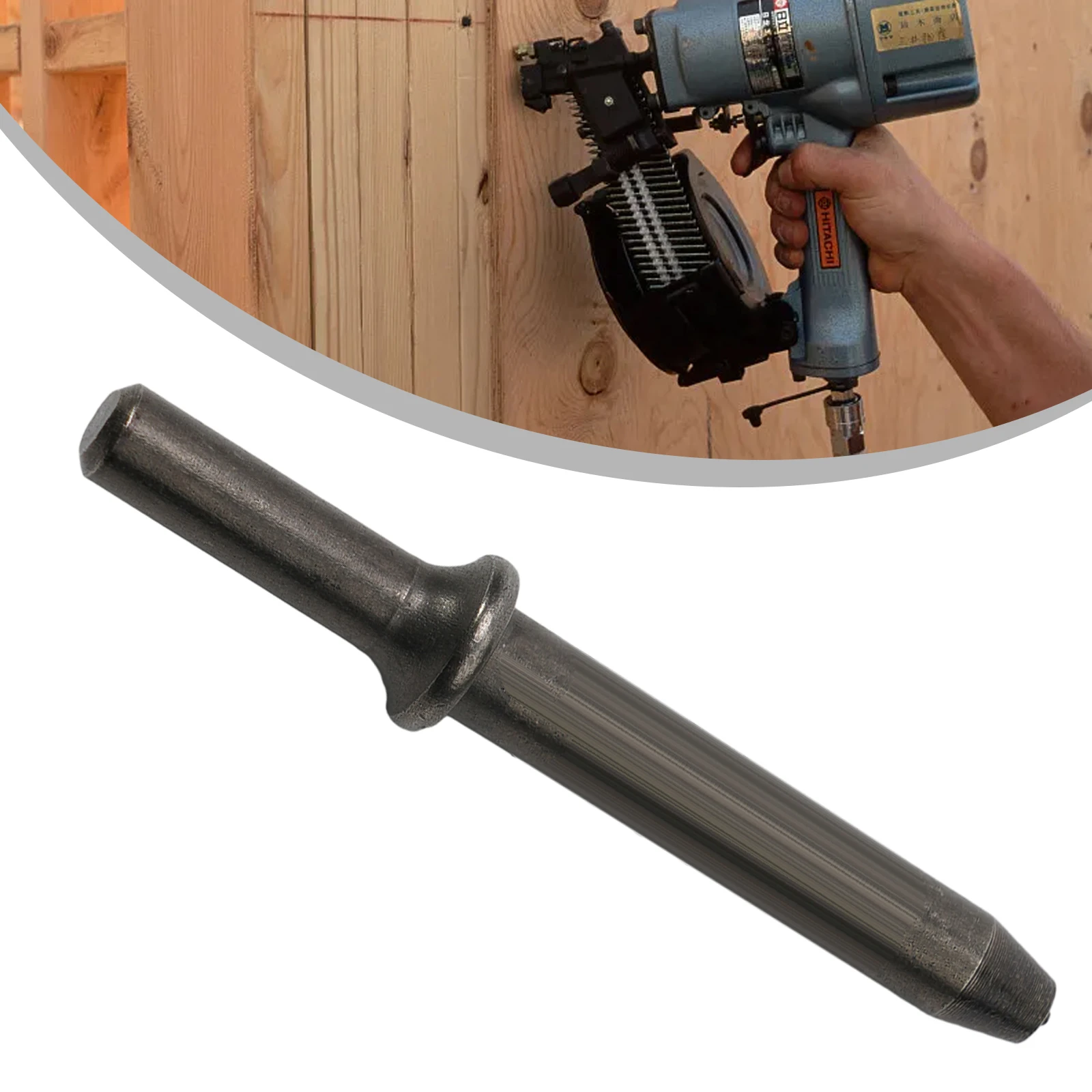 Air Rivet Hammer Tool Kit 1PC Pneumatic Rivet Head Semi Hollow Solid Head Pneumatic Hammer Impact Hand Riveters Rivet Gun Rivet Gun Set