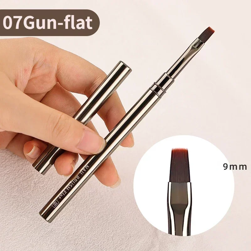 Nail Glue Phototherapy Pen UV Gel Brush Pen Acrylic Nail Art Painting Drawing Liner Brush Manicure Professionnel Brushes Tools 6