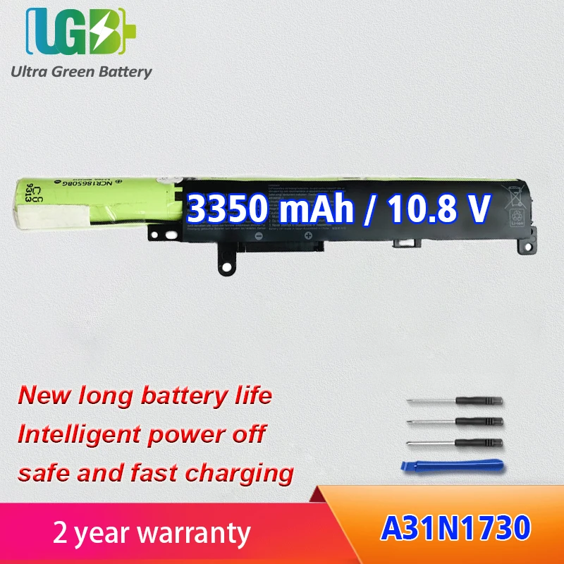 

UGB New A31N1730 Laptop Battery For ASUS A560UD F560UD F560 K560UD R562UD X560UD Series Notebook 10.8V 36WH 3350mAh