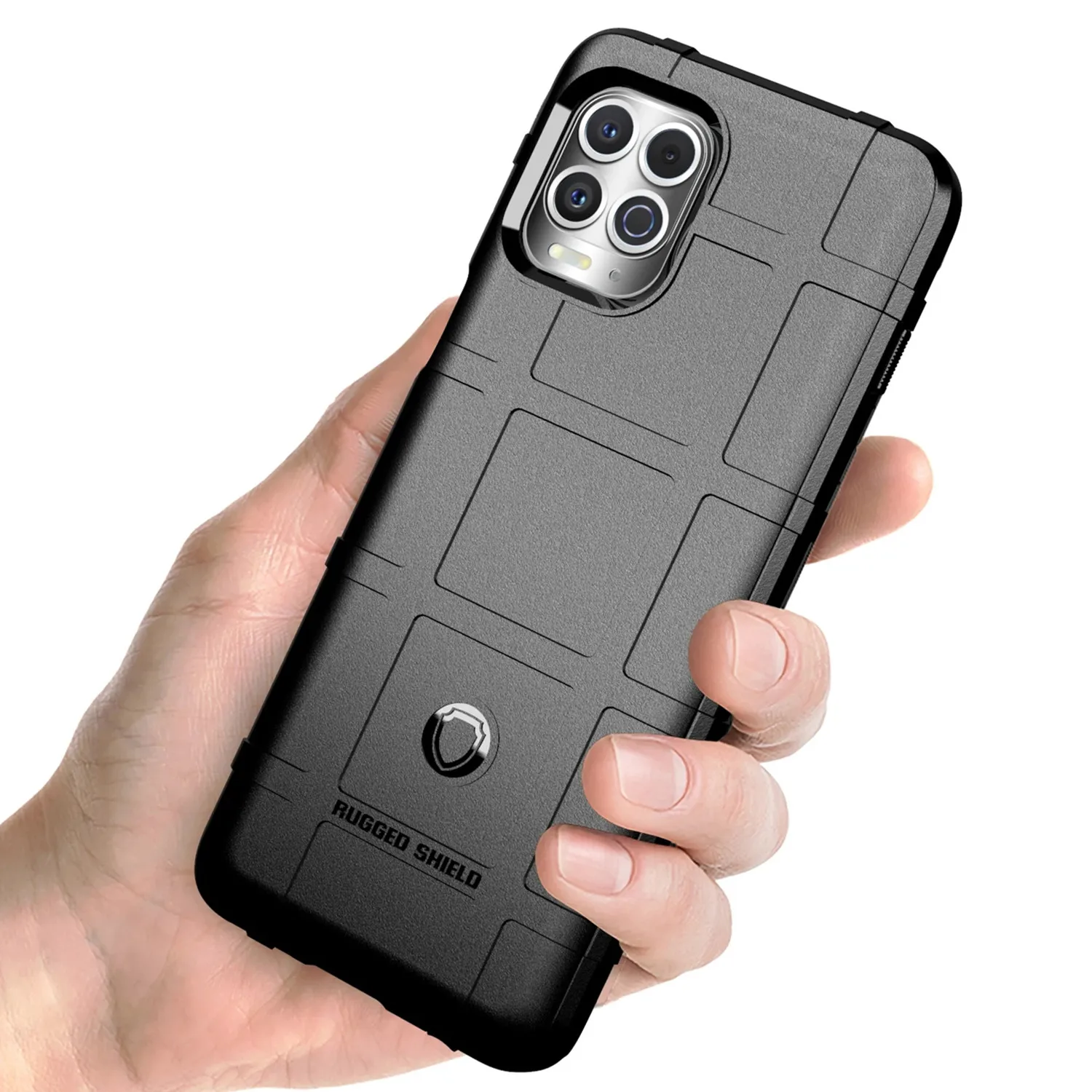 Enhanced Armor Shield Silicone Phone Case with Anti-Knock Matte Back Cover