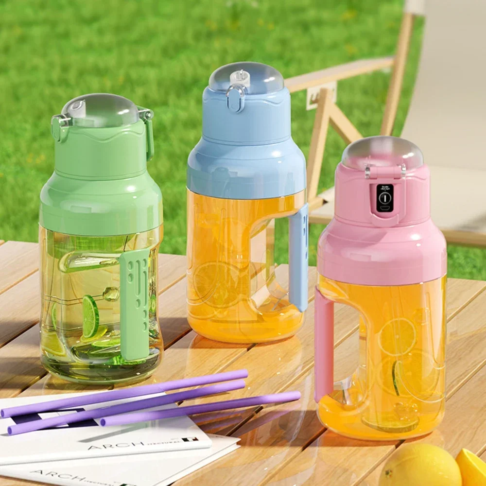 1500ML Rechargeable Fruit Juicer Blender Portable Juicer Cup Personal Blender Smoothie Centrifuge 2