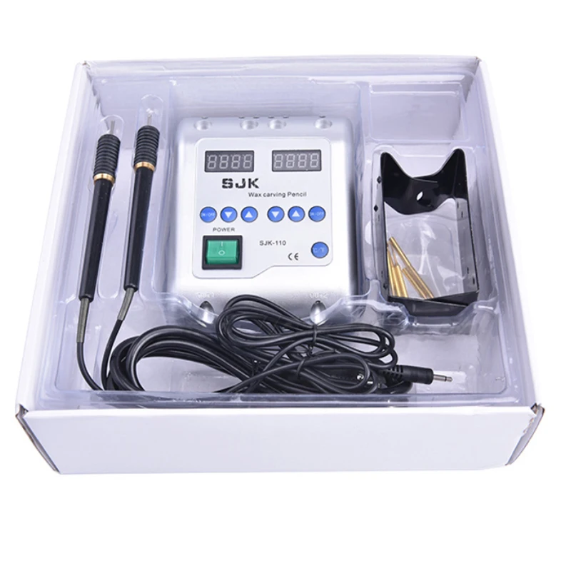 electric-wax-carving-knife-electric-gypsum-melting-wax-device-korean-double-pen-electric-wax-spoon-dental-technician-equipment